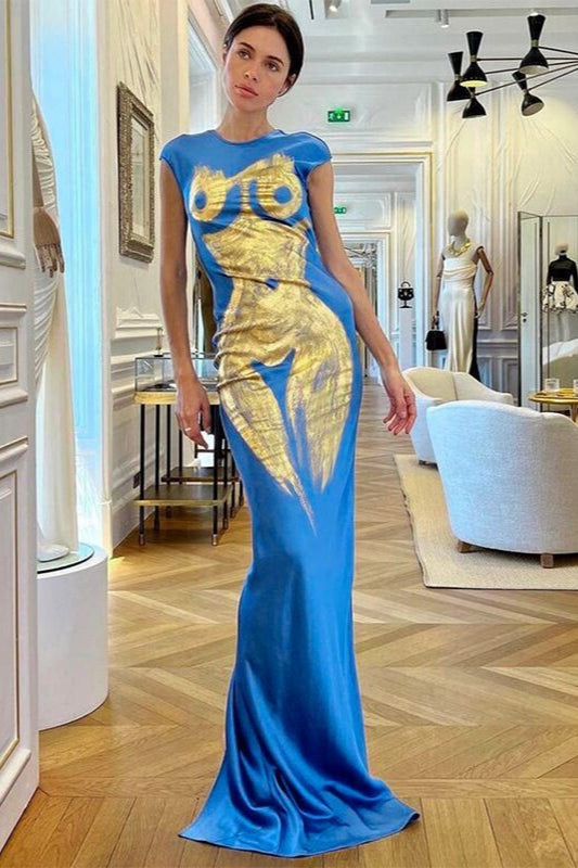 3D Print Backless Evening Dress