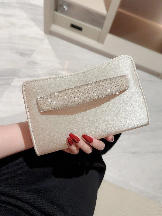 Glitter Diamond Evening Wristlet