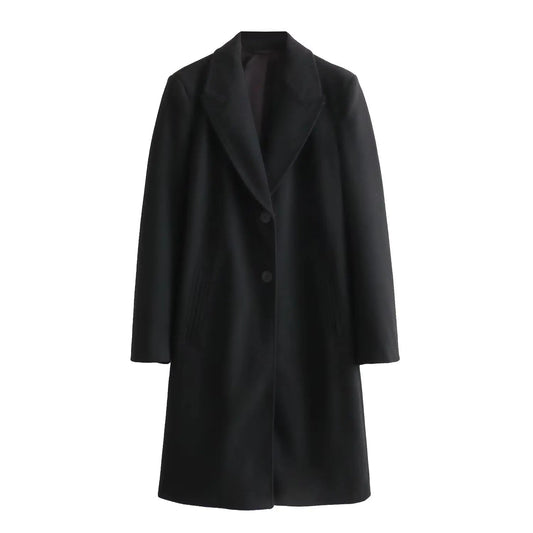 European Soft Slim Style Overcoat