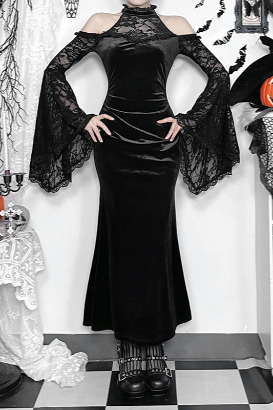 Off Shoulder Witch Gothic Dress