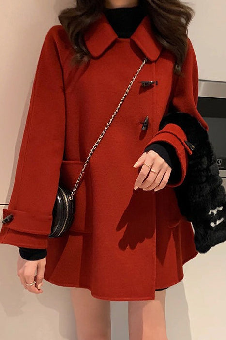 Toggle Coat Wool Blend Coat