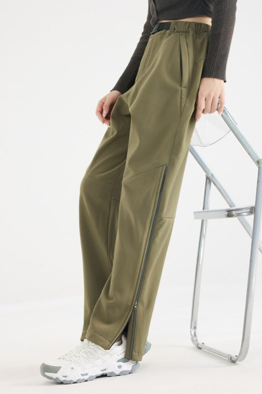 Waterproof Solid Zip Thermal Cargo Pants