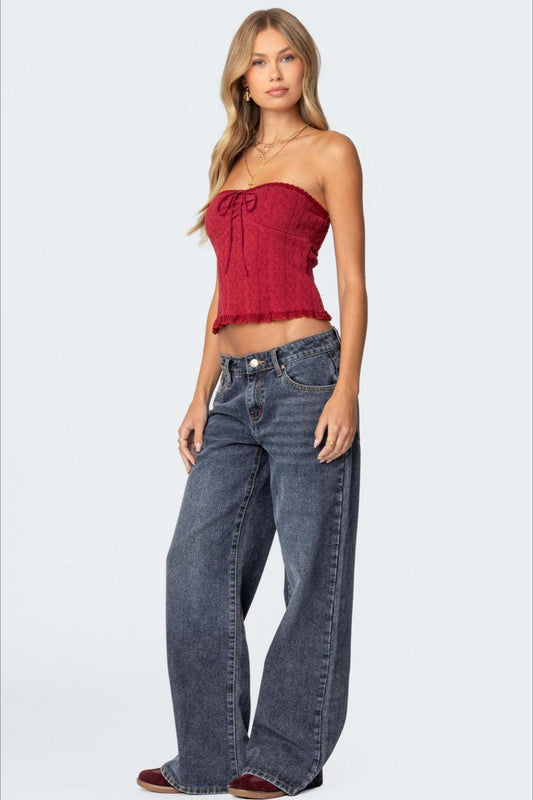 Low Rise Vintage Wide Leg Jean