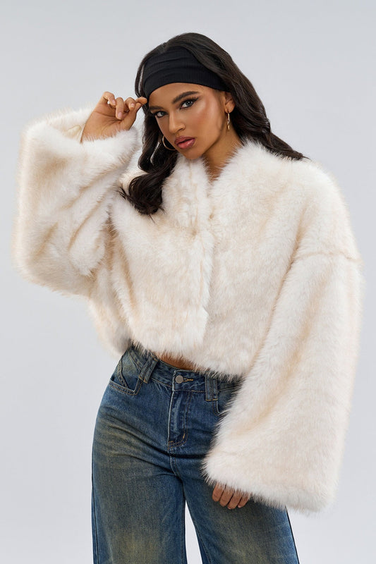 Vintage Faux Fur Short Coat