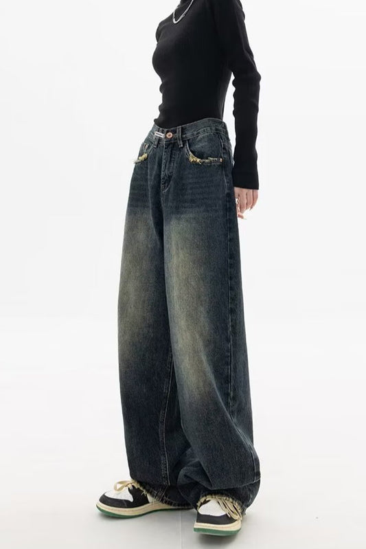 High Rise Loose Fit Vintage Jeans