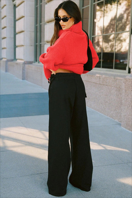 Adjshoptable Waist Side Pocket Loose Fit Jeans