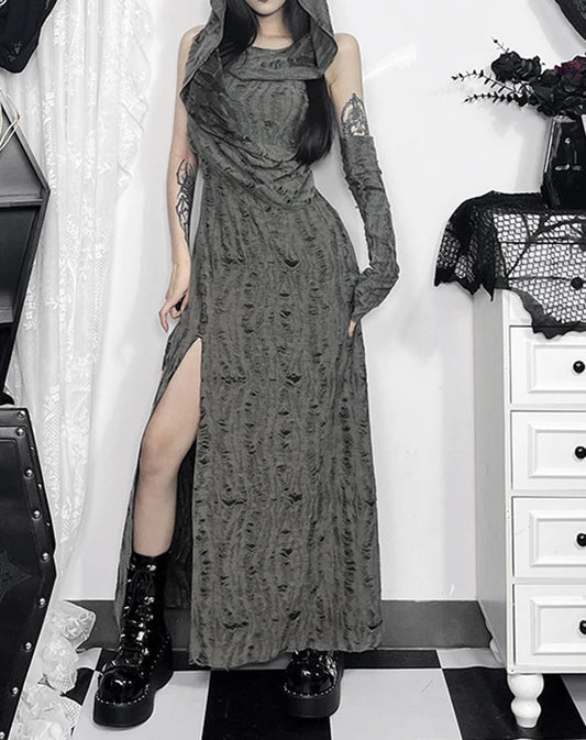 Digital Cloaked Trendy Maxi Dress