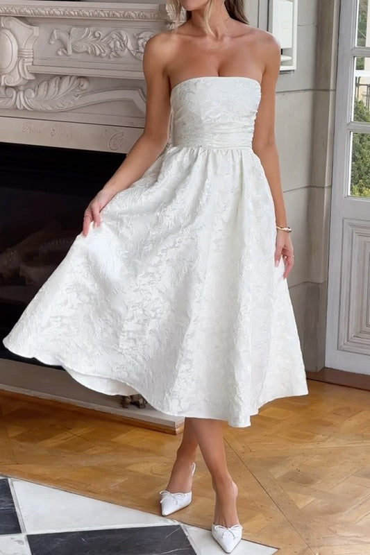Strapless Elegant Party Dress