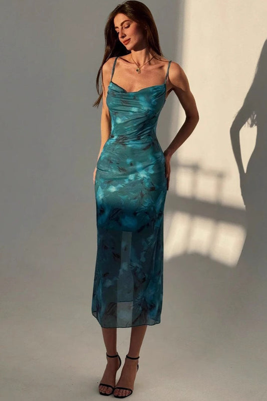 Slim Fit Cami Bodycon Midi Dress