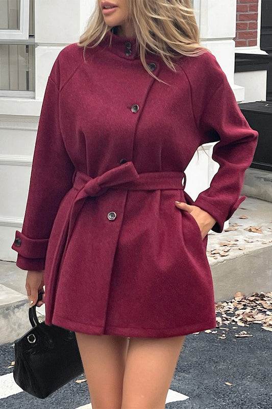 Casual Long-Sleeve Sweater Coat