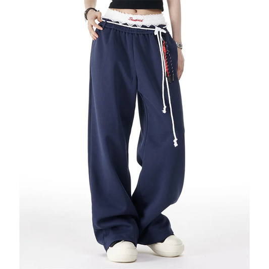 Harajuku Loose Wide-Leg High-Waisted Dance Pant