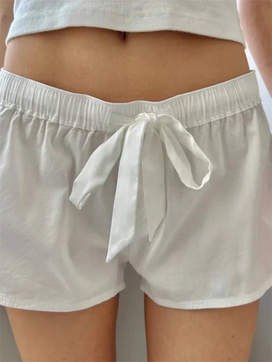 Drawstring Elastic Sleep Short