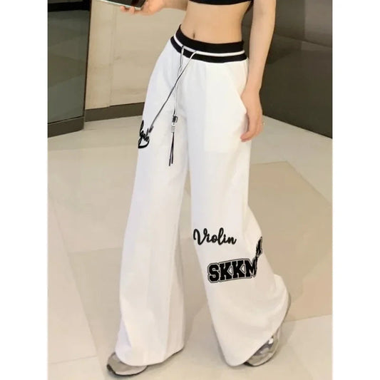Spring White Gyaru Pants