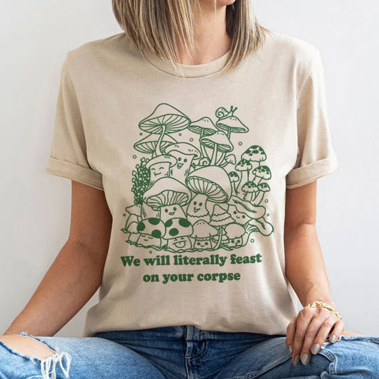 Mshophroom Lover Vintage Fungi T-shirt