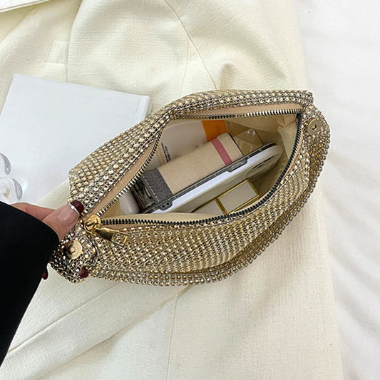 Glitter Evening Cocktail Wedding Clutch Bag