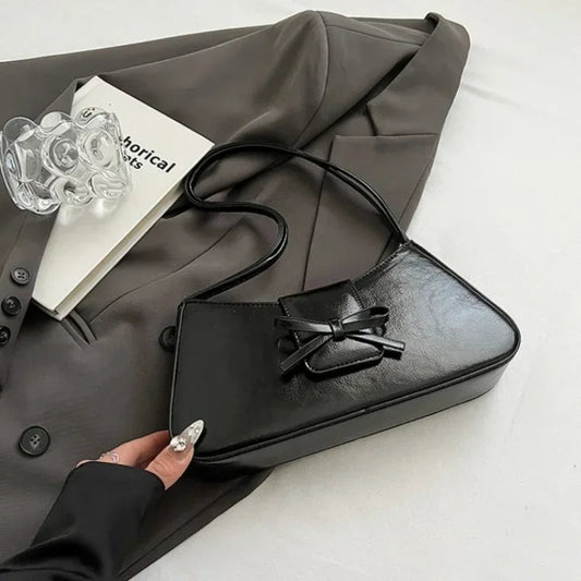 Retro Spring PU Leather Underarm Shoulder Bag