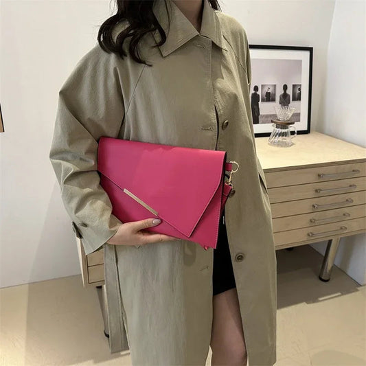 Luxury PU Leather Designer Wristlet