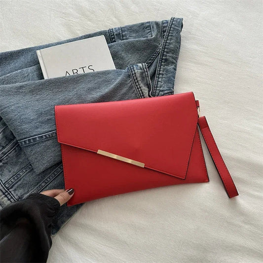 Luxury PU Leather Designer Wristlet