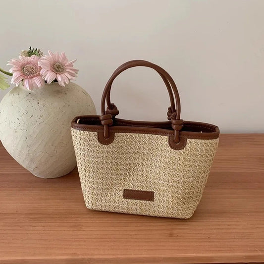 Straw Woven Rattan Summer Crossbody