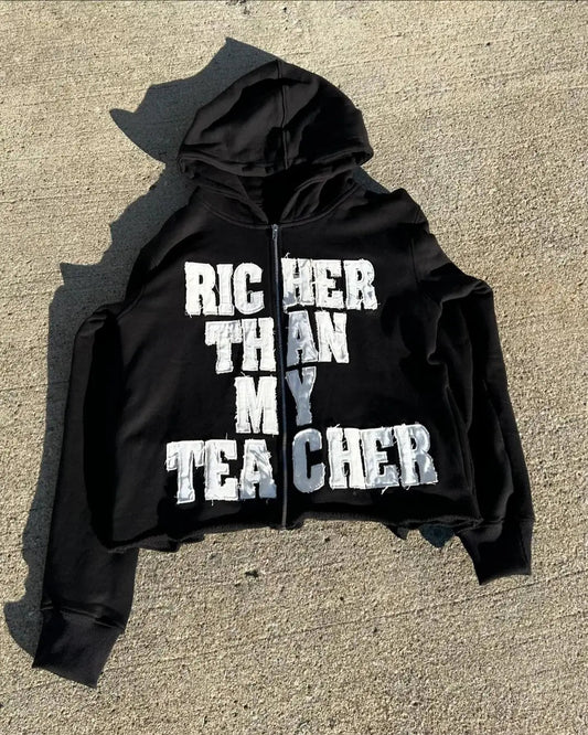 Black Retro Demon Slayer Hoodie