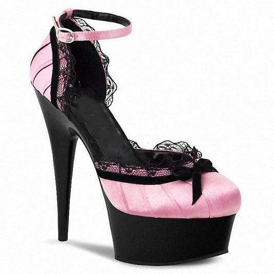 15cm Gothic Lace Platform Fetish Tall Heel