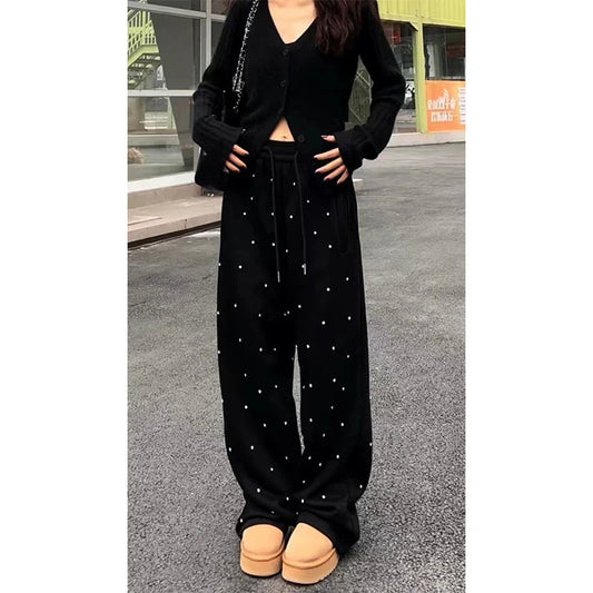 Dark Gothic Spot Denim Troshoper