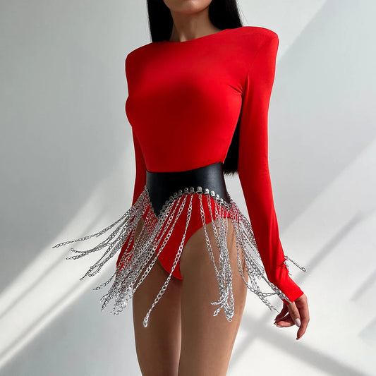 Fashion Gothic Street Style Fringes Belt