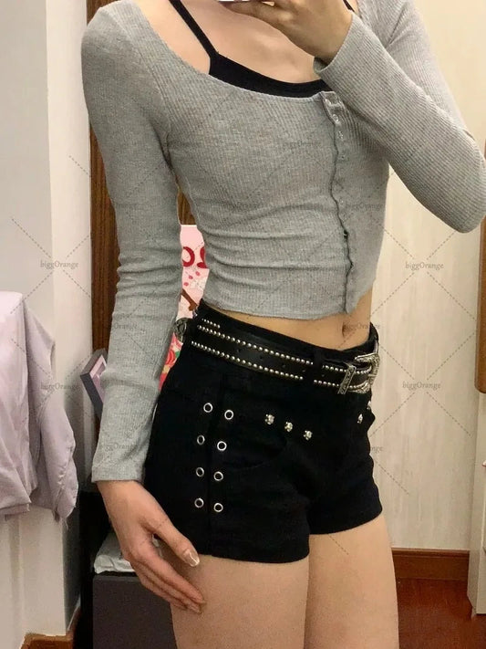 Willow Nail Design Denim Short