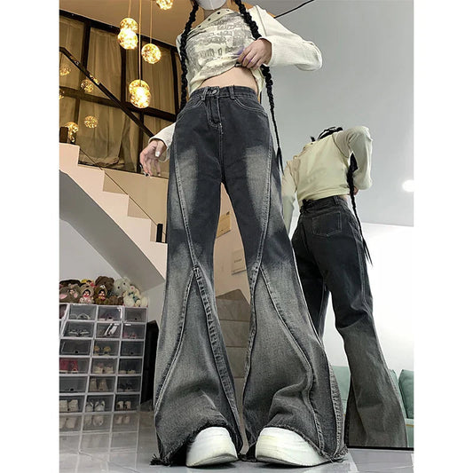 Dark Medieval 90s Style Denim Troshoper