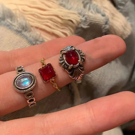 Antique Mysterioshop Zircon Cross Band