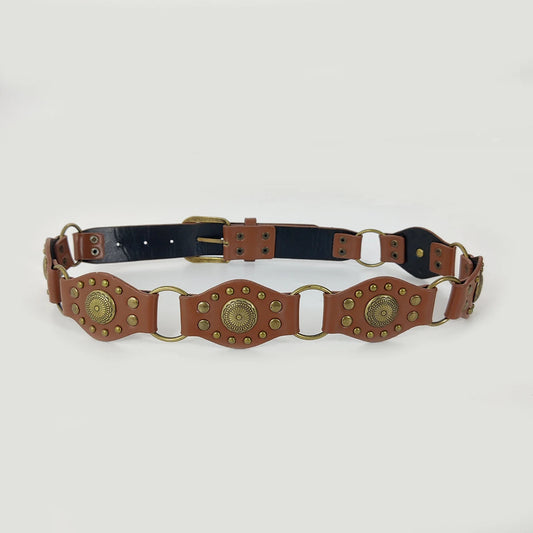 Rebellioshop Dark Metal Antique Corset Belt