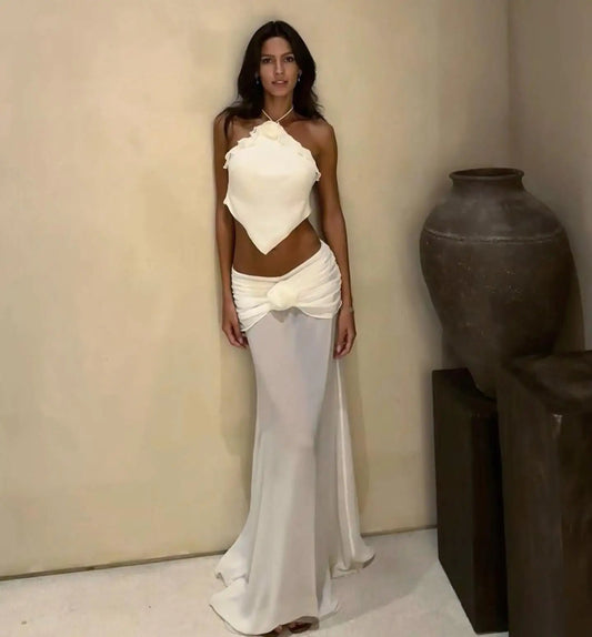 Hollow Out Backless Three Piece Swimsuit