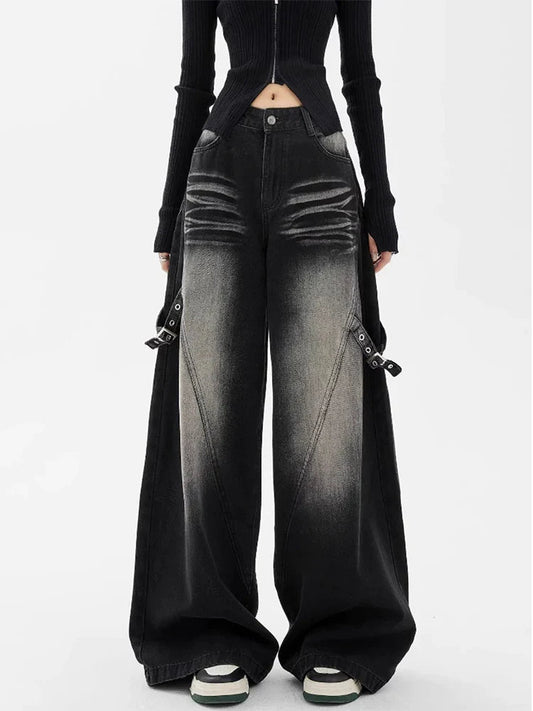 Dark Medieval 2000s Direct Denim Pant