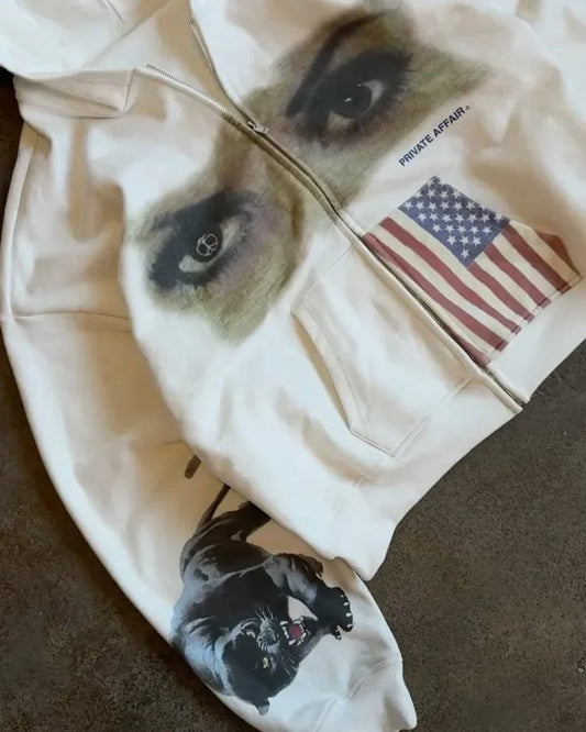 Dark Hip Hop Large Hoodie