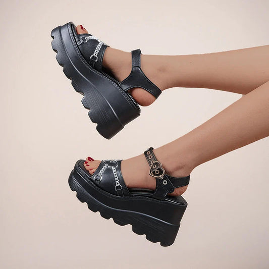 Dark Lolita Elevated Sandal