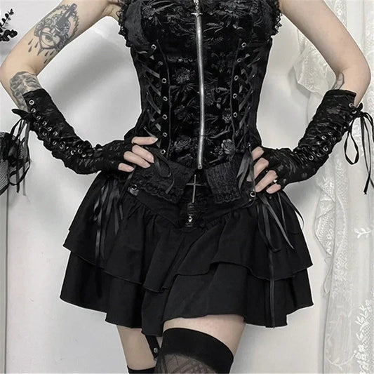 Patchwork Gothic Skirt