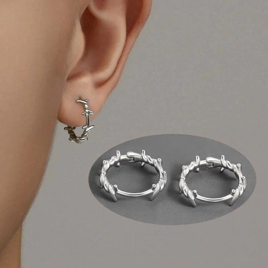 Shiny Thorns Circle Little Rebel Earring