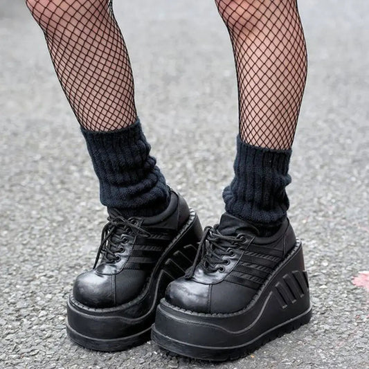 Antique Gothic Lace-Up Elevated Sneaker