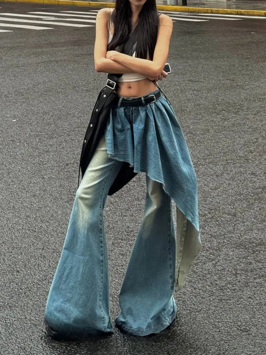 Cleaned Medieval Merging Flared Pant