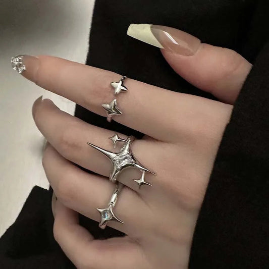 Gender-neutral Vintage Wings Skeleton Gothic Ring