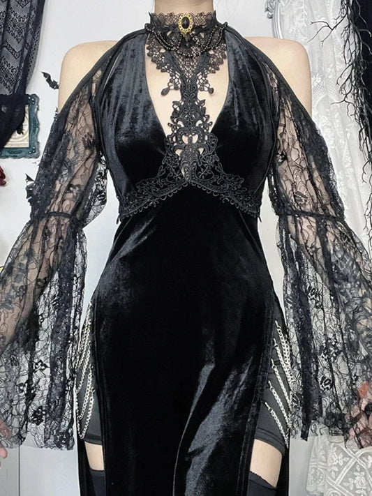 Antique Gothic Lace Smock Bloshope