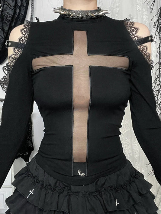 Dark Lace Patchwork Bloshope