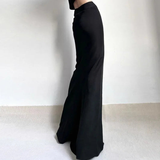 Simple High Waist A-line Skirt