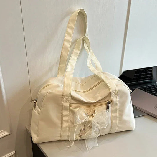 Nylon Sewing Thread Crossbody Shoulder Bag