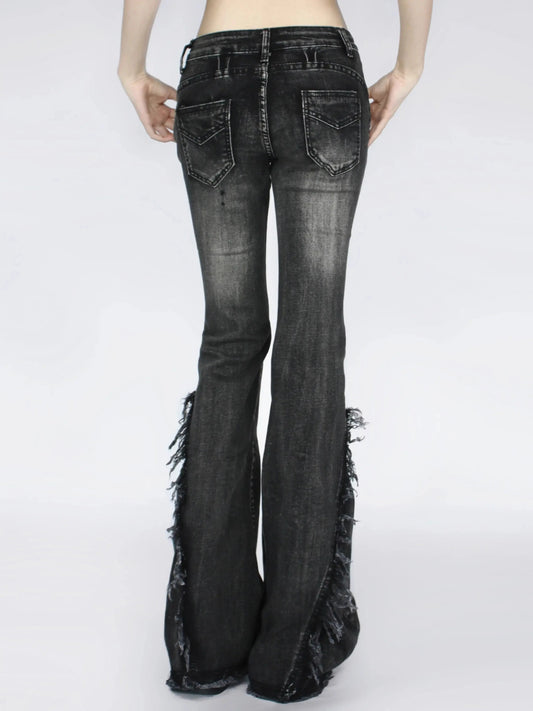 Dark Gothic Loose Flare Troshoper