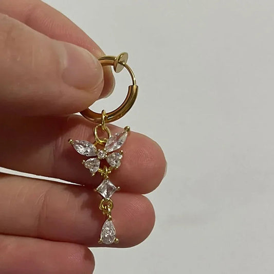 Fashion Butterfly Gothic Fake Belly Ring