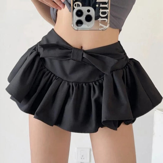 Ballet Bow Lolita Black Skirt