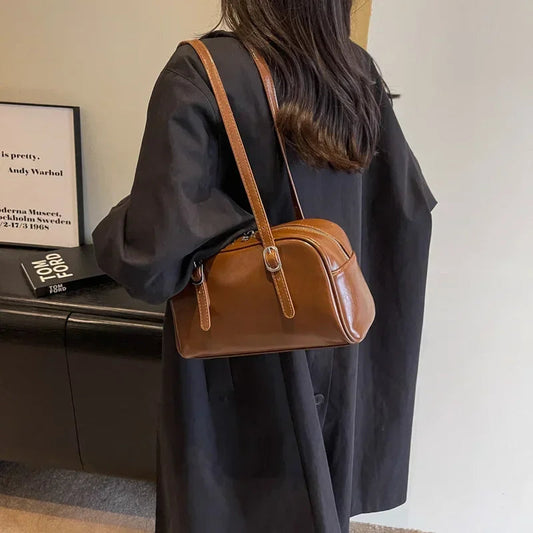 Monochrome Fashion Boston Shoulder Crossbody Bag