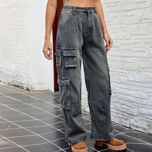 High Waist Cowboy Troshopers Pants