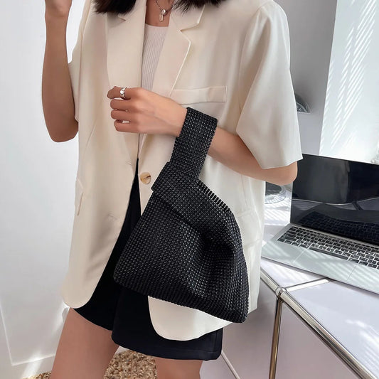 Sequin Rhinestone Sparkly Evening Wristlet